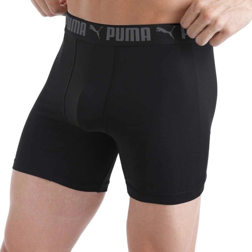 Puma Men's L Sportluxe Performance Boxer Briefs 5-Pack Multicolor  K1189